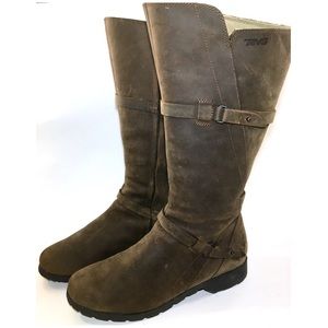 Teva 'De La Vina' Waterproof Riding Boot Brown 10